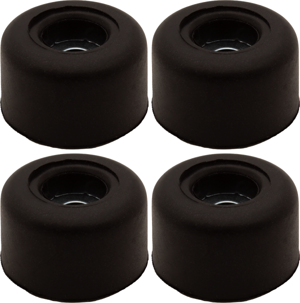 Feet - Rubber, 1" x .56", with Steel Washer. Pkt 4