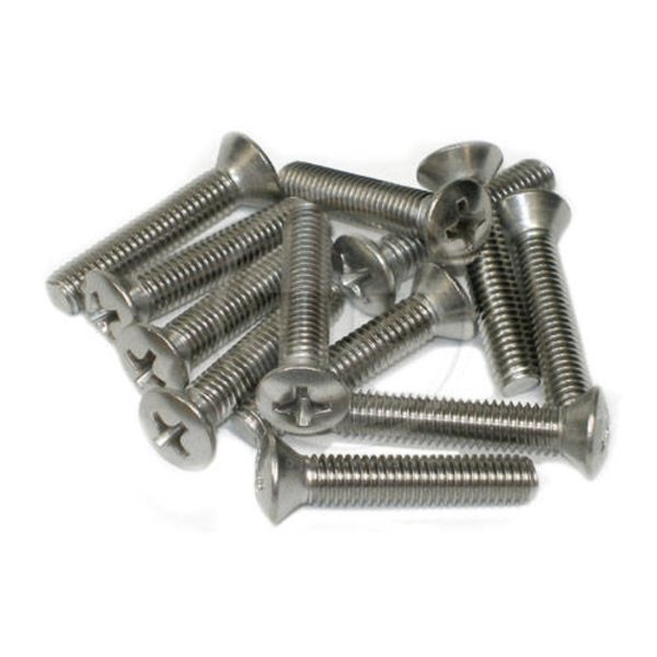 Stainless Oval Head Phillips Screw For  Handle Pkt 2