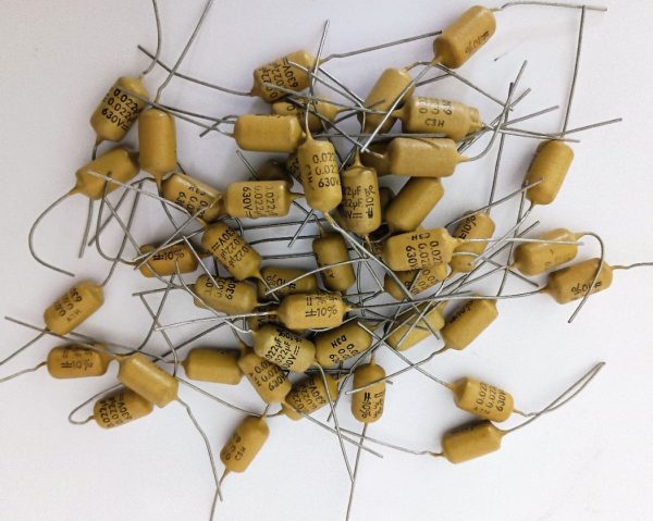 NOS Philips / Mullard Mustard Cap 0.022uf 630v