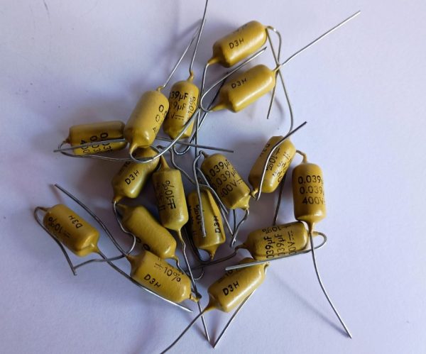 NOS Philips / Mullard Mustard Cap 0.039uf 400v