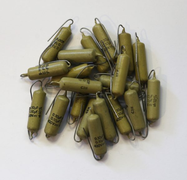 NOS Philips / Mullard Mustard Cap 0.1uf 400v