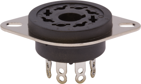  8 pin octal socket. Belton Black Micalex  ST8-209 MIP