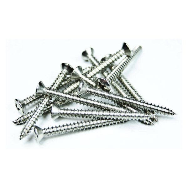 Stainless back panel screws for closed back cabinets Pkt 12